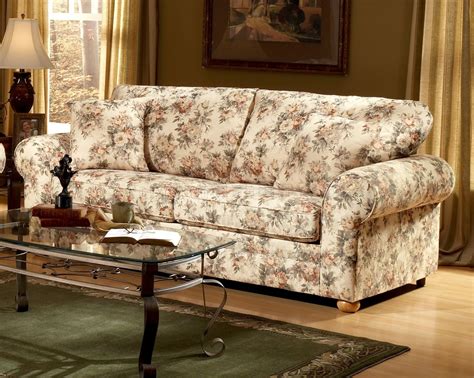 Loveseat With Pattern Fabric